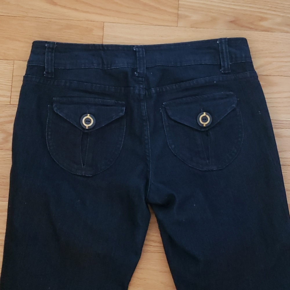 Nautical navy capris with trim size 11 - Picture 5 of 7
